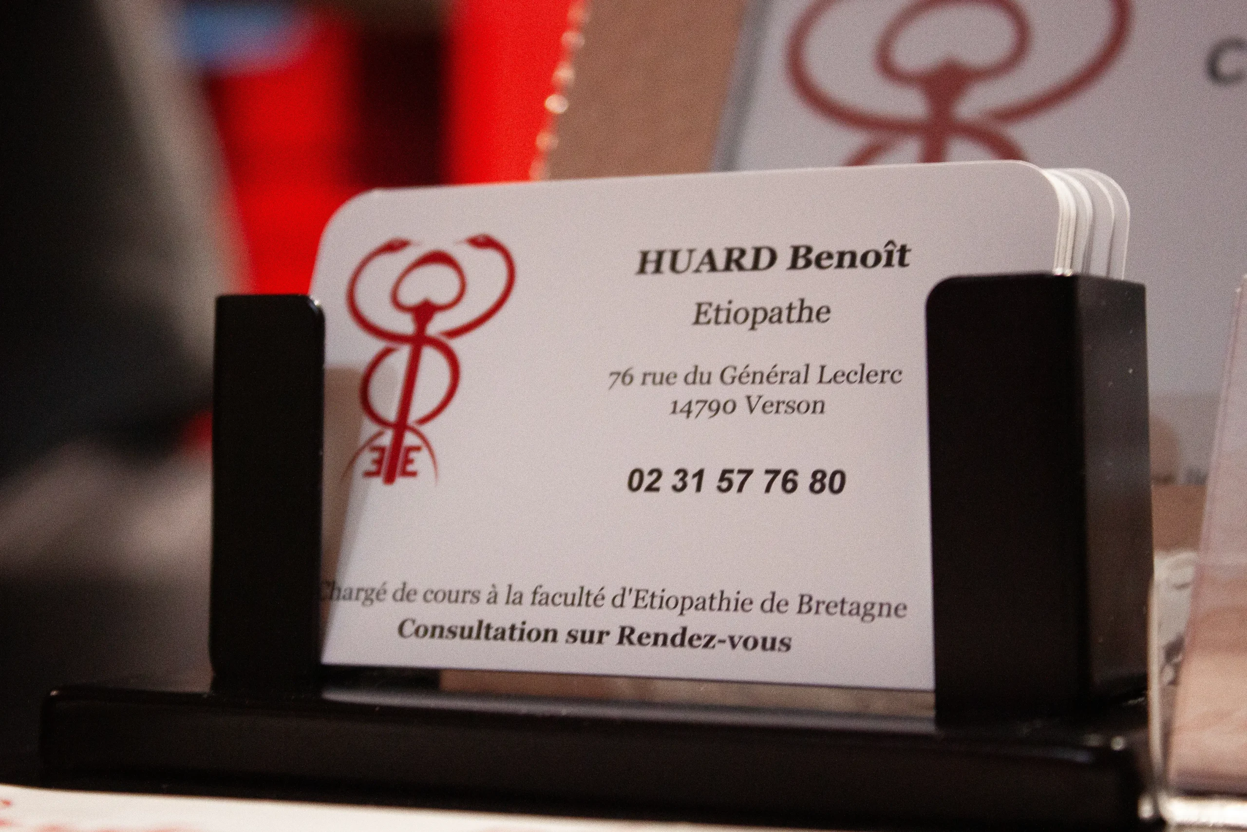 Carte de visite Benoit Huard